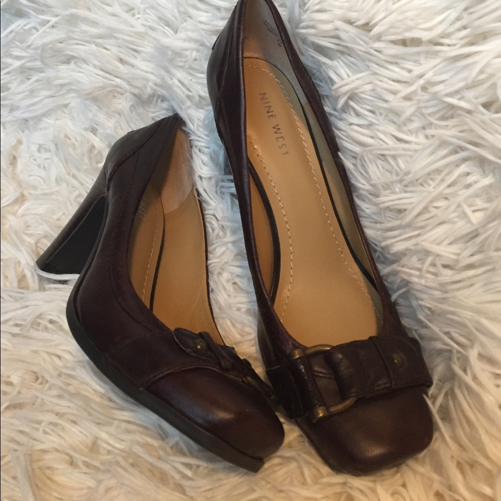 Nine West Brown Heels